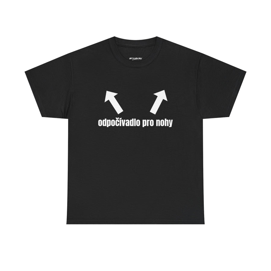 odpočívadlo pro nohy tričko